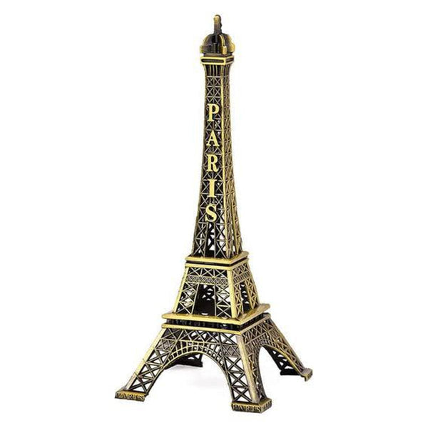 Eiffel Tower Metal Craft Famous Landmark Building Metal Statue